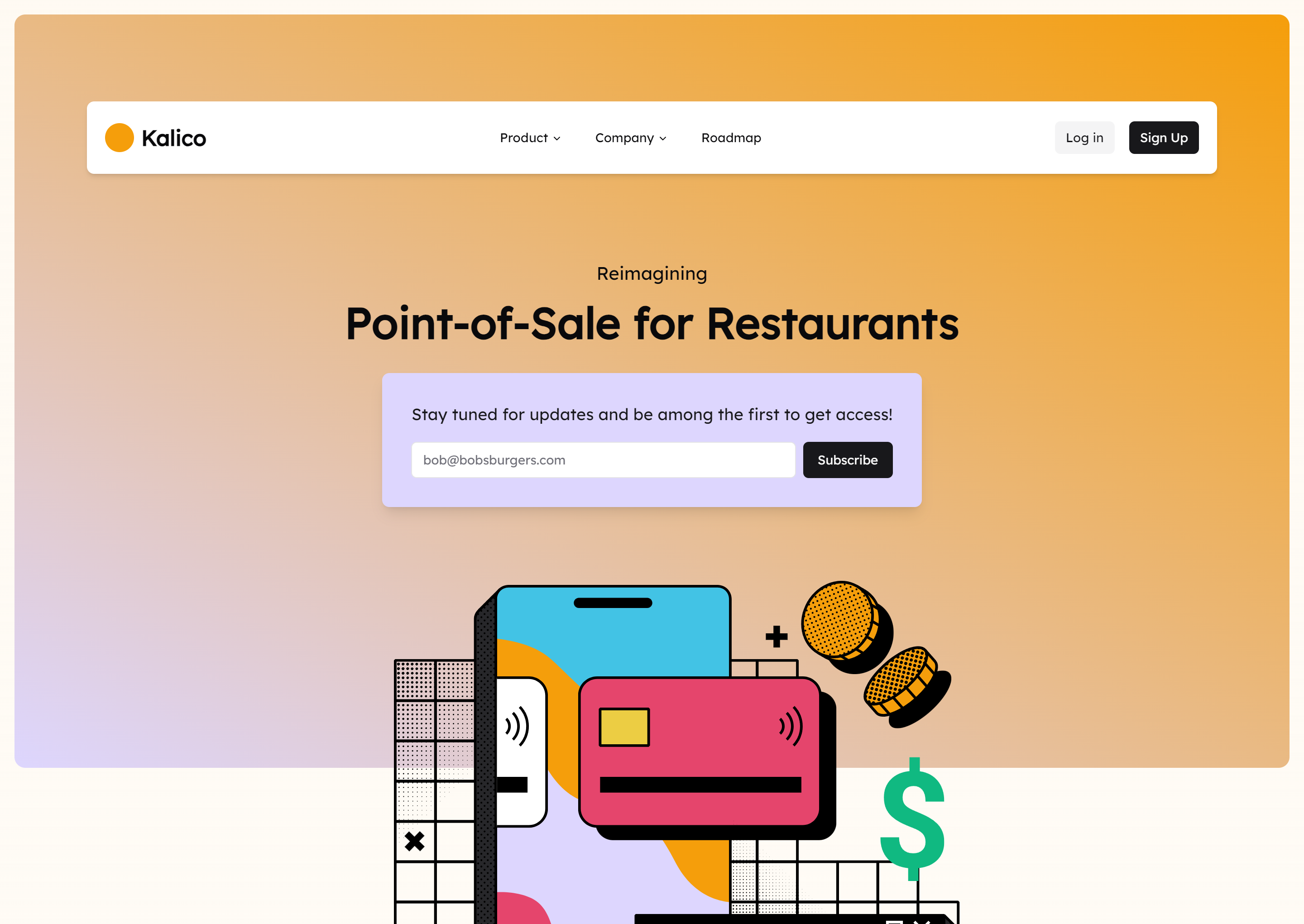 Project 'Kalico Point-of-Sale' preview'